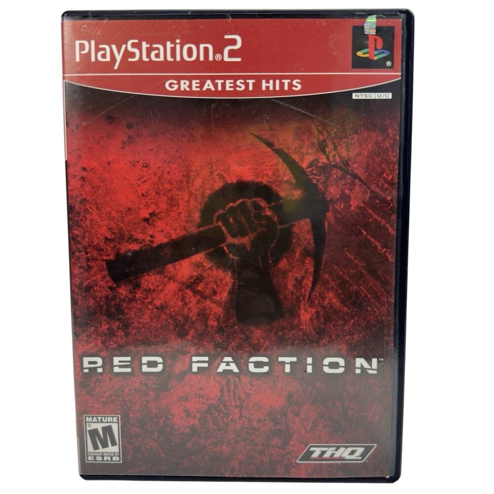 Red Faction - Greatest Hits (Sony PlayStation 2, 2002) Complete CIB Tested Works